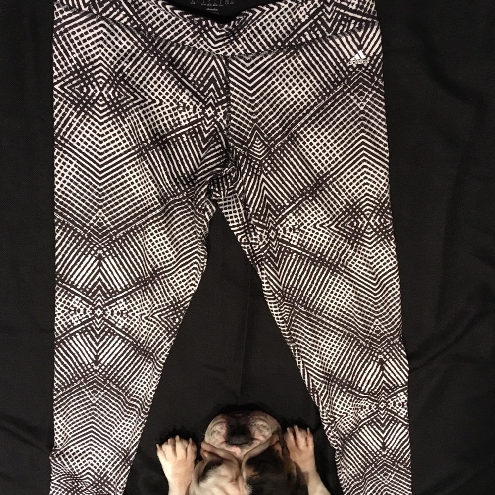 Black & White Kaleidoscope Yoga Pants